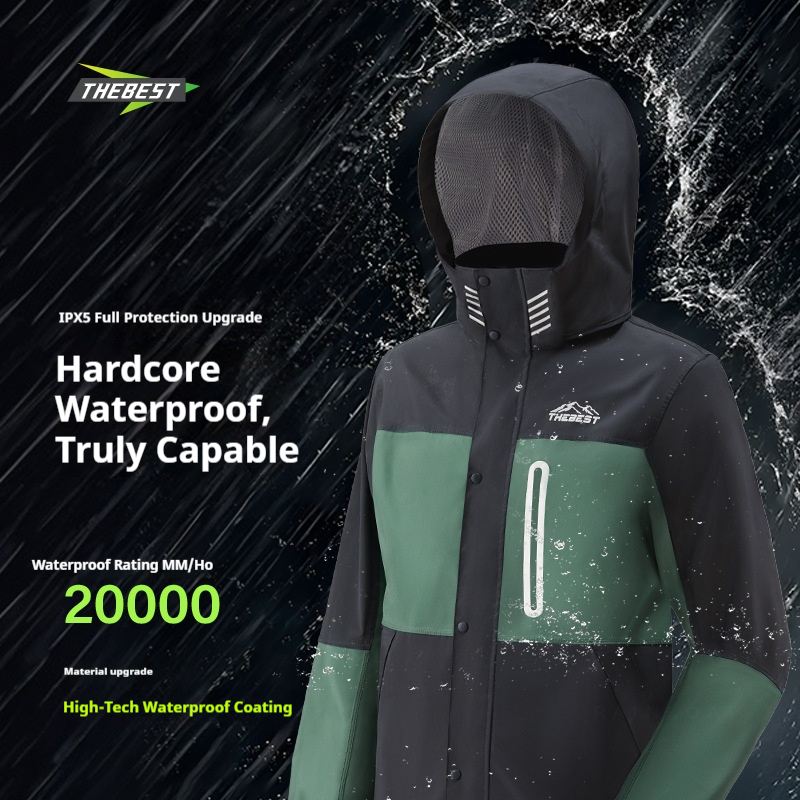 Fishing Rain Suit - Motorrad-Regenanzug für Erwachsene, Ganzkörper-Split-Anzug, Winter-Regenschutz, für