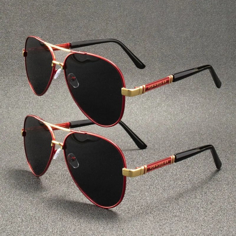 1/2PCS Retro Polarisierte Sonn – Fishing Sunglasses Polarized Bewertung und Preis