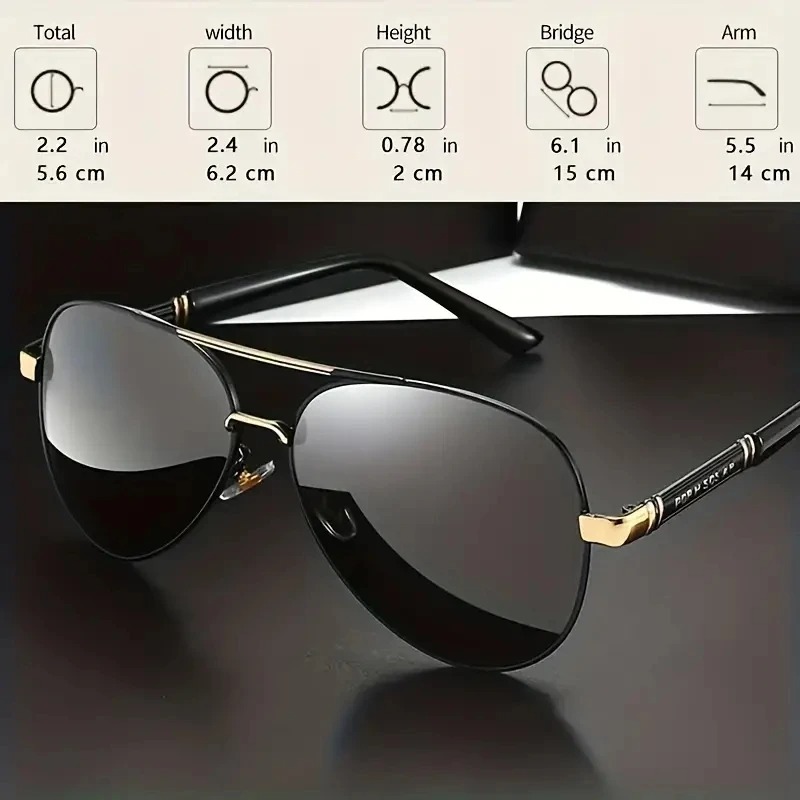 1/2PCS Retro Polarisierte Sonn – Fishing Sunglasses Polarized Bewertung und Preis